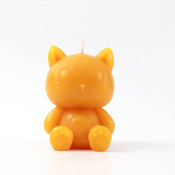 Bougie Chat Jaune