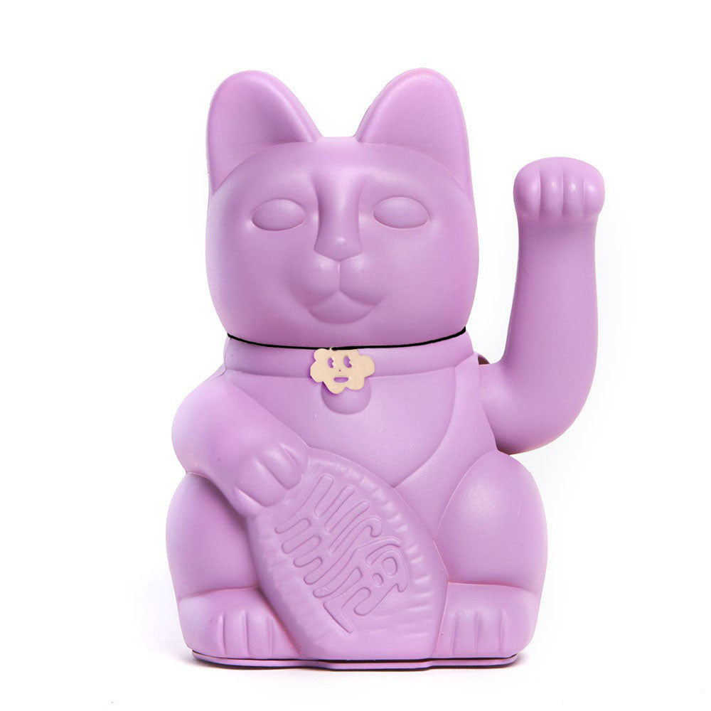 Chat Chanceux Mauve