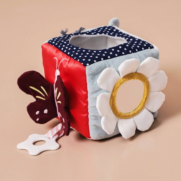 Article Enfant Cube Sensoriel Souple pour Bébé Just Bee Kids