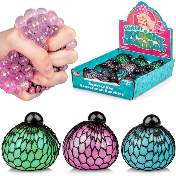 Boule en maille scintillante et moelleuse