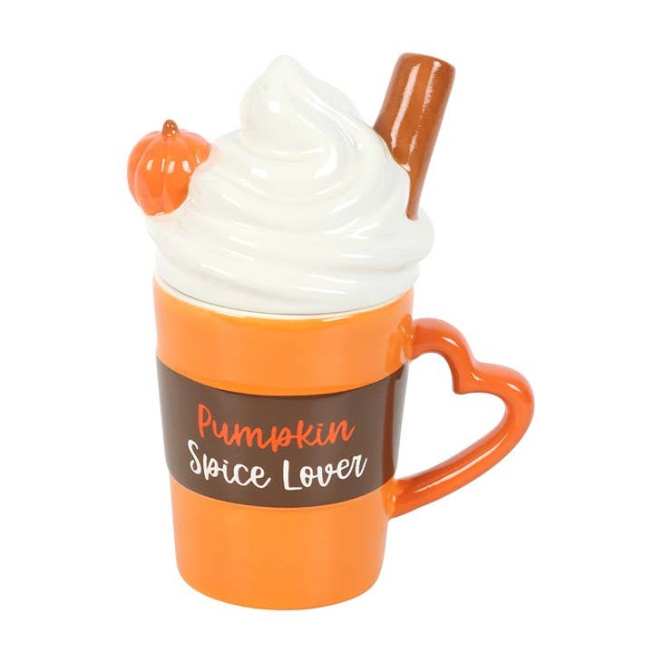 Tasse à couvercle Citrouille Épicée d'automne