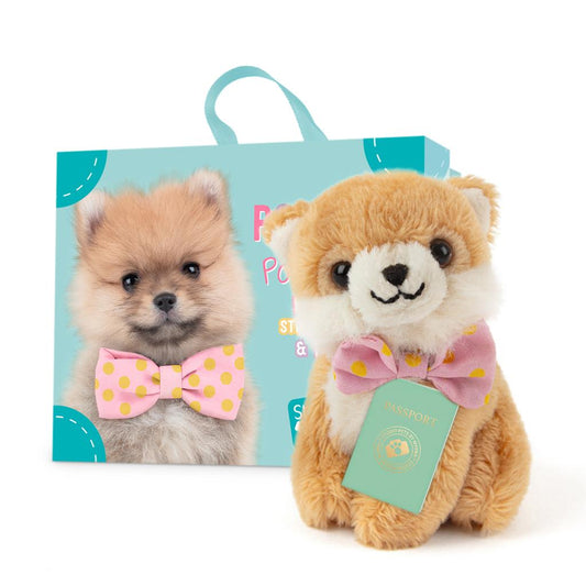Mini Pomeranian Puppy Plush Toy