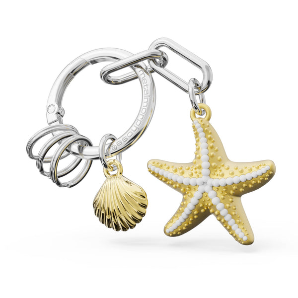 Porte-clés charms Étoile de Mer