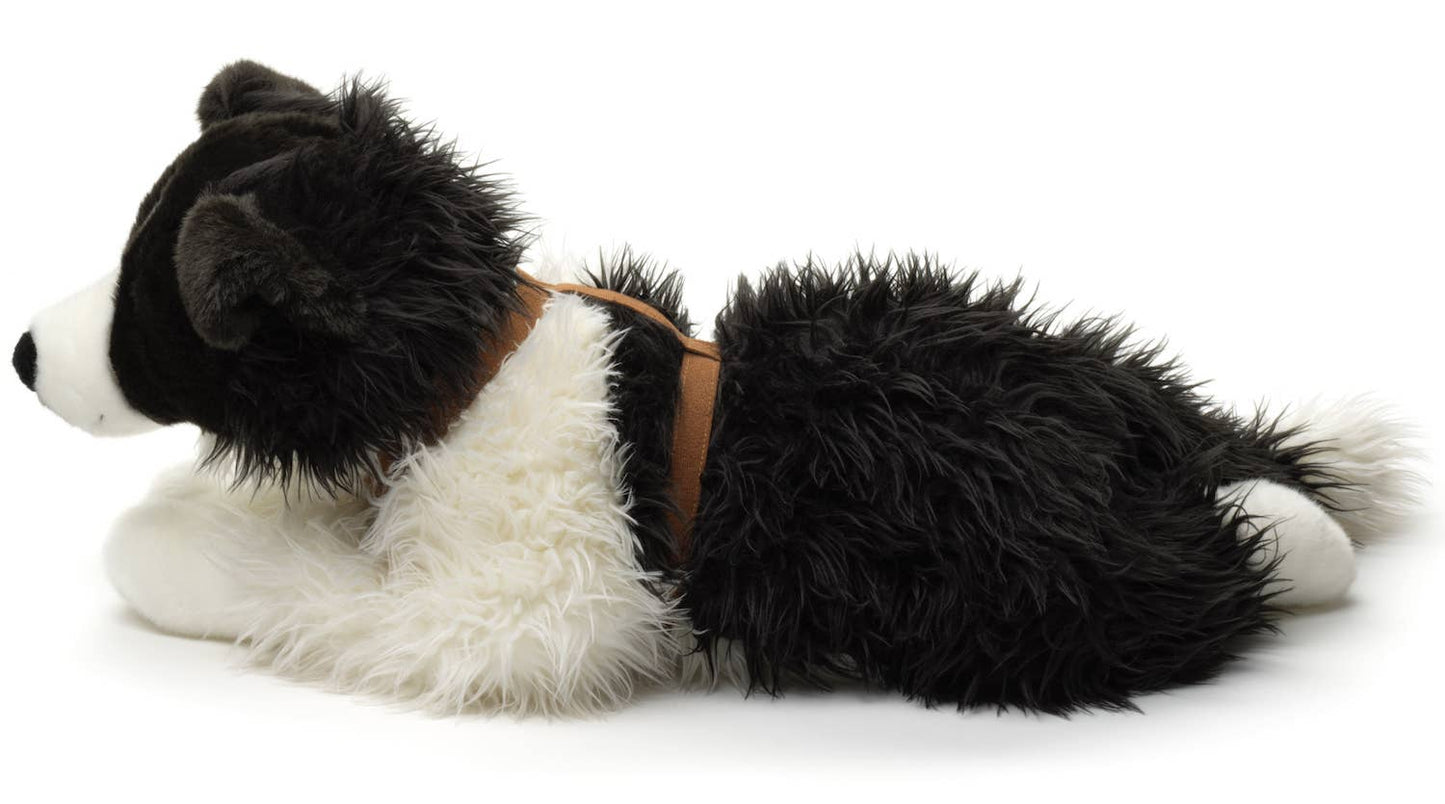 Peluche Border Collier Couché