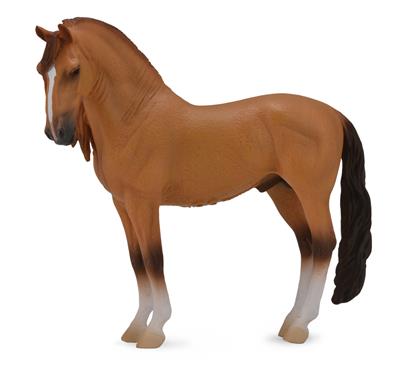 Collecta Chevaux (XL): CAMPOLINA ÉTALON ROUGE-BRUN 13x12cm