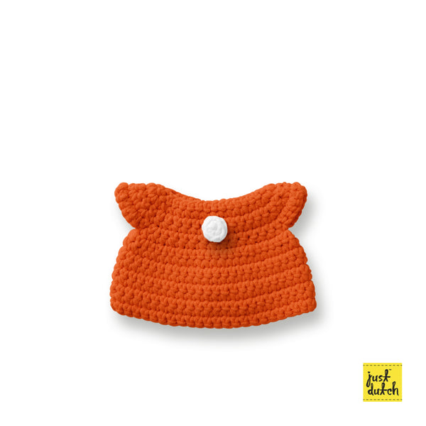 Vestido Laranja para Peluche