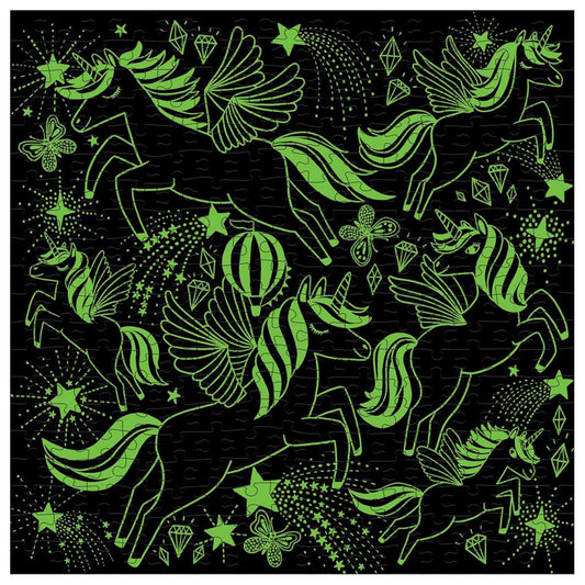 Rompecabezas Unicornios que brillan en la oscuridad 300 piezas