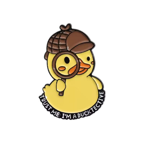 pins canard jaune trust me im a ducktective