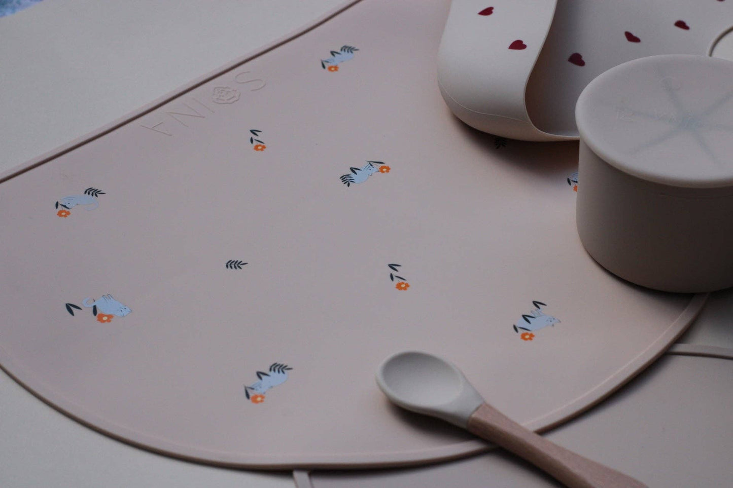 Silicone Cat Placemat - Cream