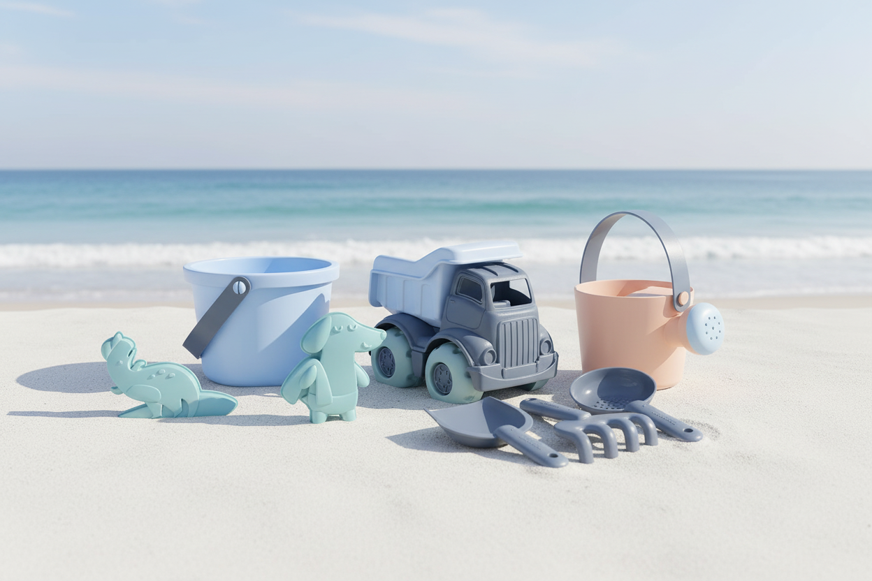 Serenity Blue Beach Toy Set