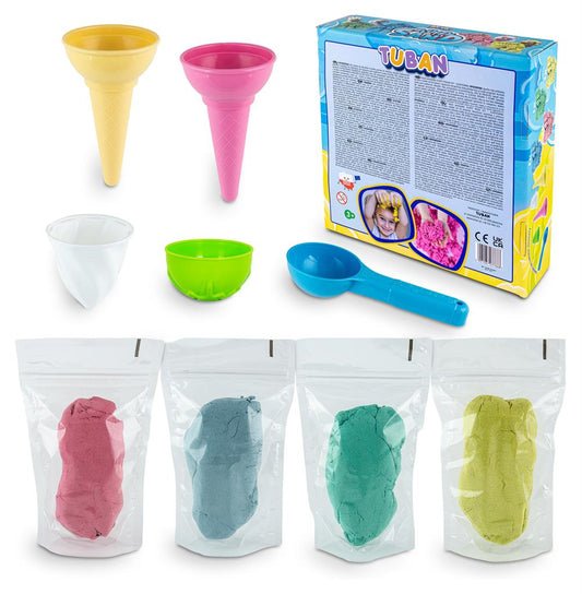 Kit de arena esponjosa - Heladería