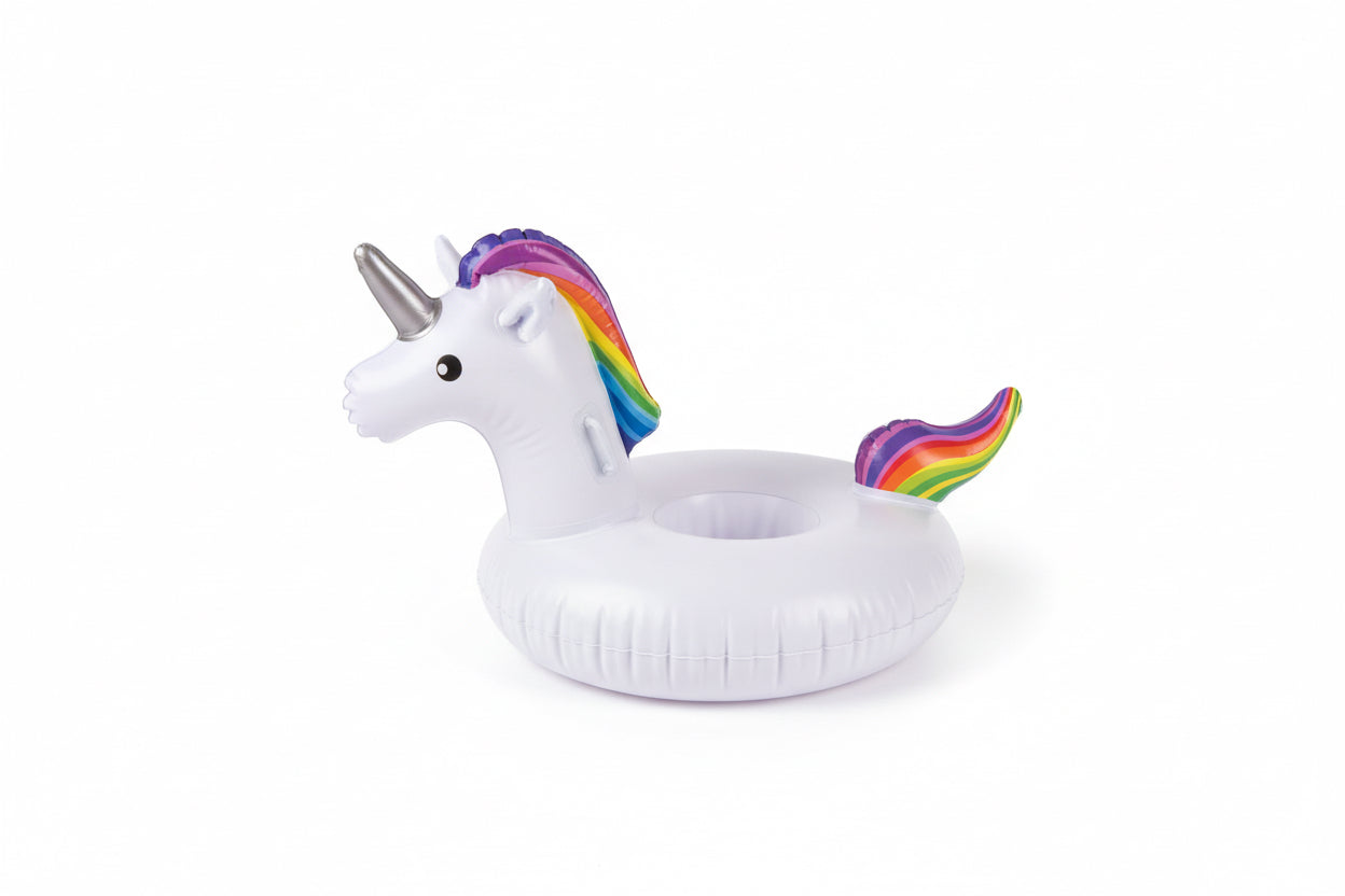 porte gobelet gonflable licorne