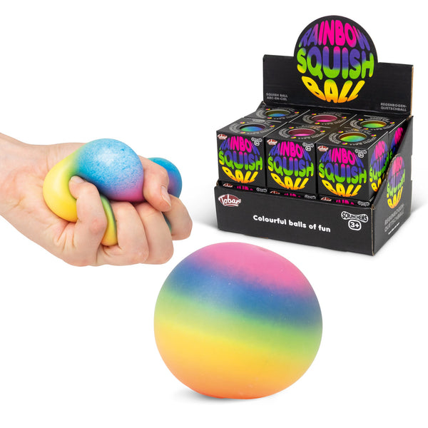 BALLE SQUISH ARC-EN-CIEL SCRUNCHEMS