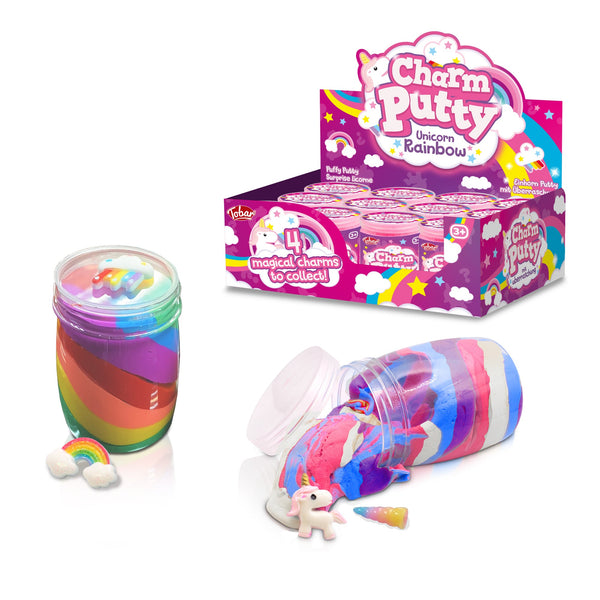 CHARM PUTTY LICORNE ARC-EN-CIEL