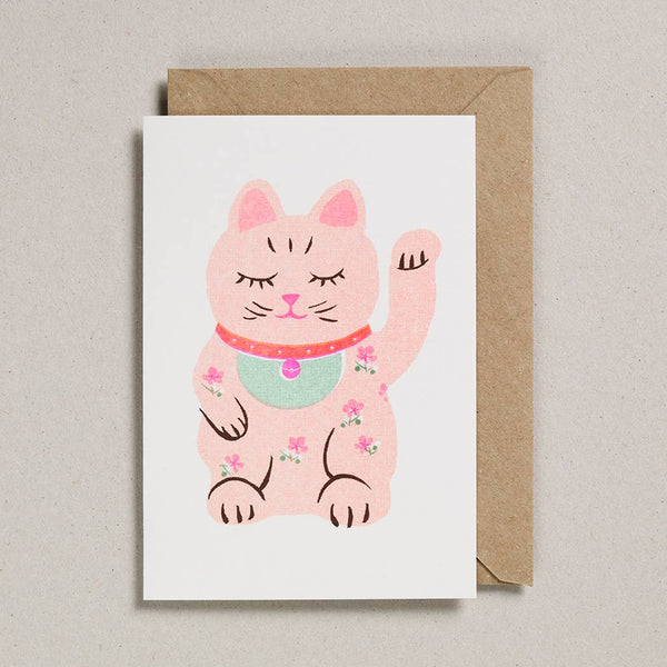 Carta Riso - Gatto fortunato