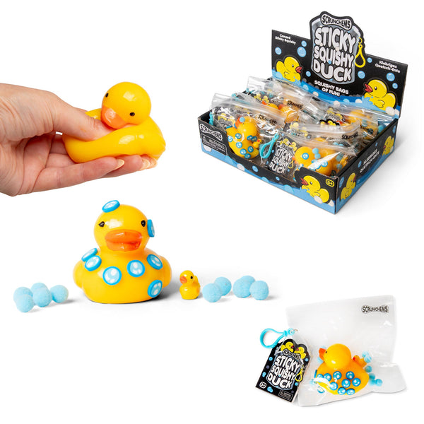 SCRUNCHEMS STICKY SQUISHY DUCK