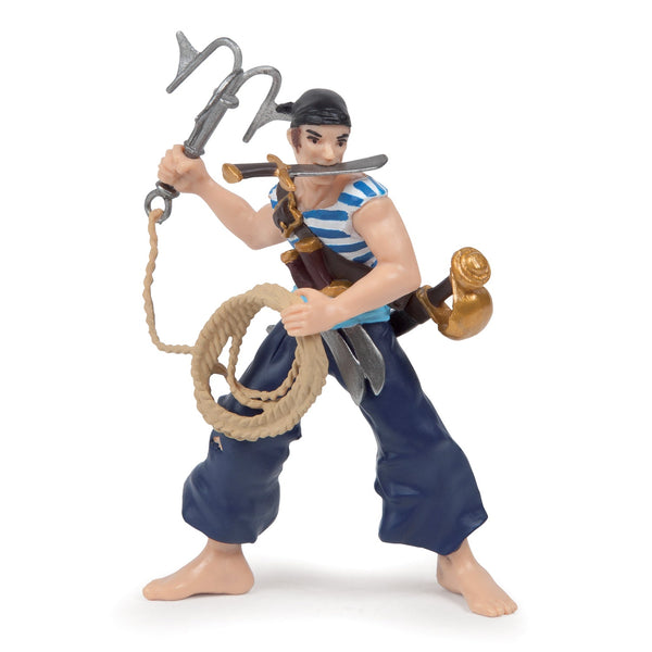 Figurine Corsaire au grappin Papo - personnage pirate