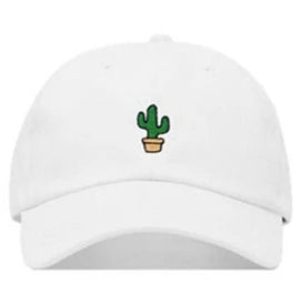 Gorra de cactus bordada