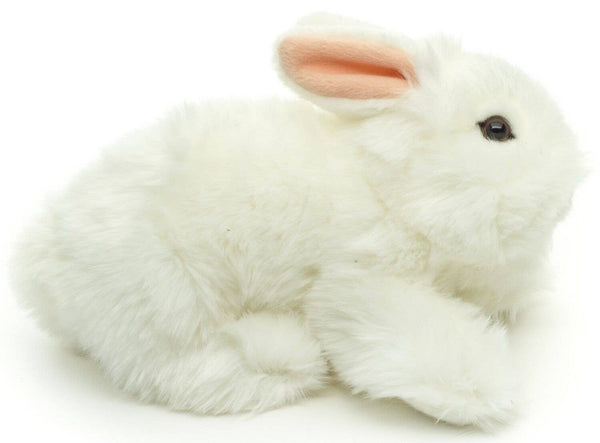 Peluche Lapin tête de lion (blanc) Uni Toys