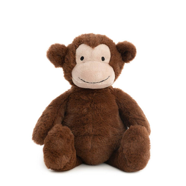 Peluche morbido a forma di scimmia marrone