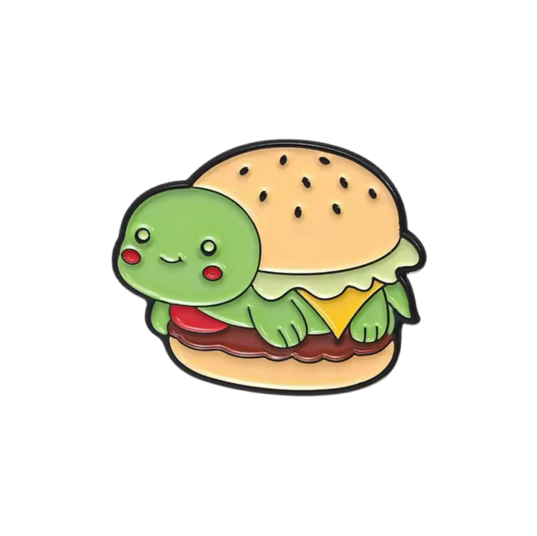 pins tortue burger