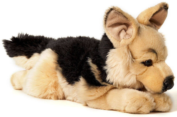 Peluche Berger allemand, couché Uni Toys