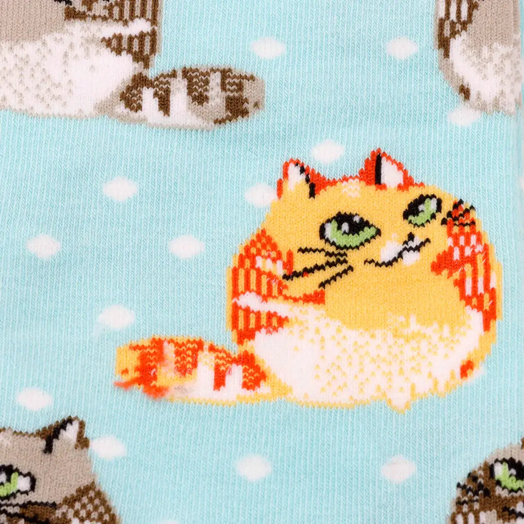 Pelotas de calcetines de gato