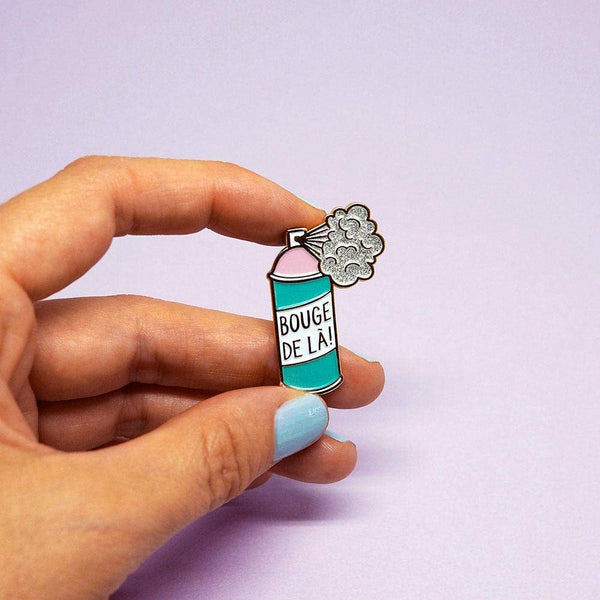 Pin "Muévete de aquí"