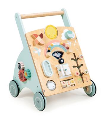 Tender Leaf Premier Âge: TROTTEUR D'ACTIVITÉS 'SUNSHINE' 38,5x38,5x50,7cm, en bois, en boîte, 18m+
