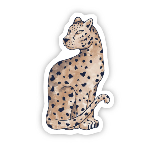 Sticker Léopard Aquarelle