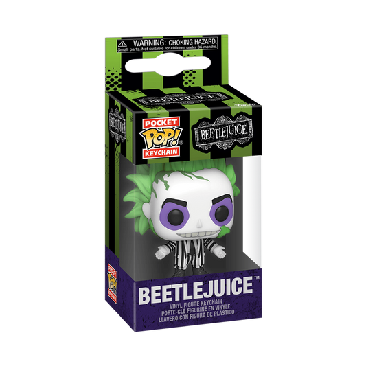 ¡Estallido! Llavero de Beetlejuice - Llavero Pop