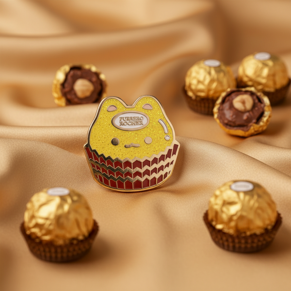 Spilla a forma di gatto "Purrero Rocher"
