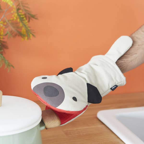 "Woof!" Dog Oven Mitt