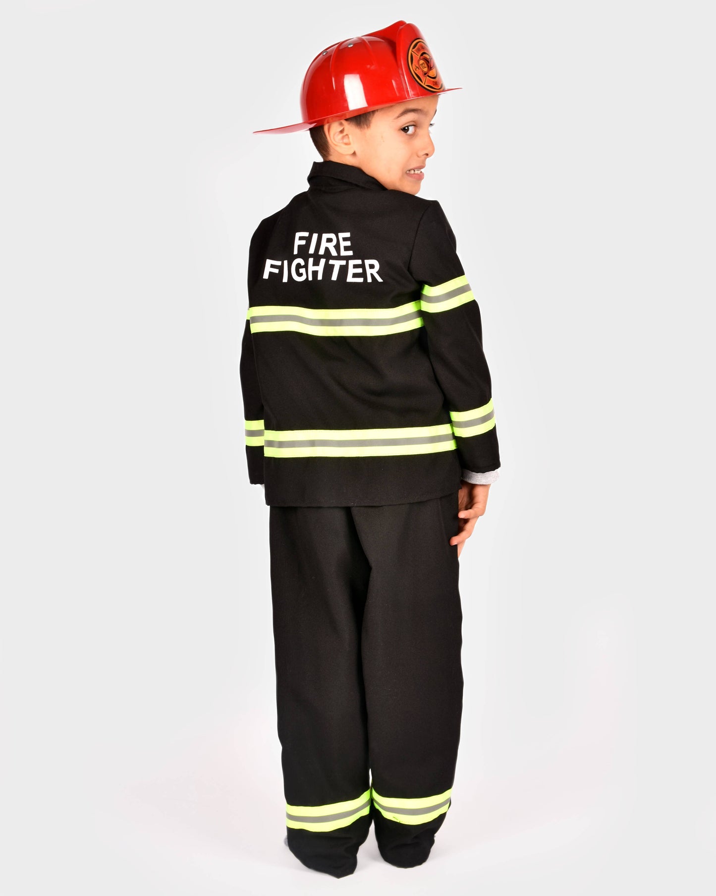 Déguisement de pompier Den Goda Fen 4-6 ans, taille 110-116, 4 pièces