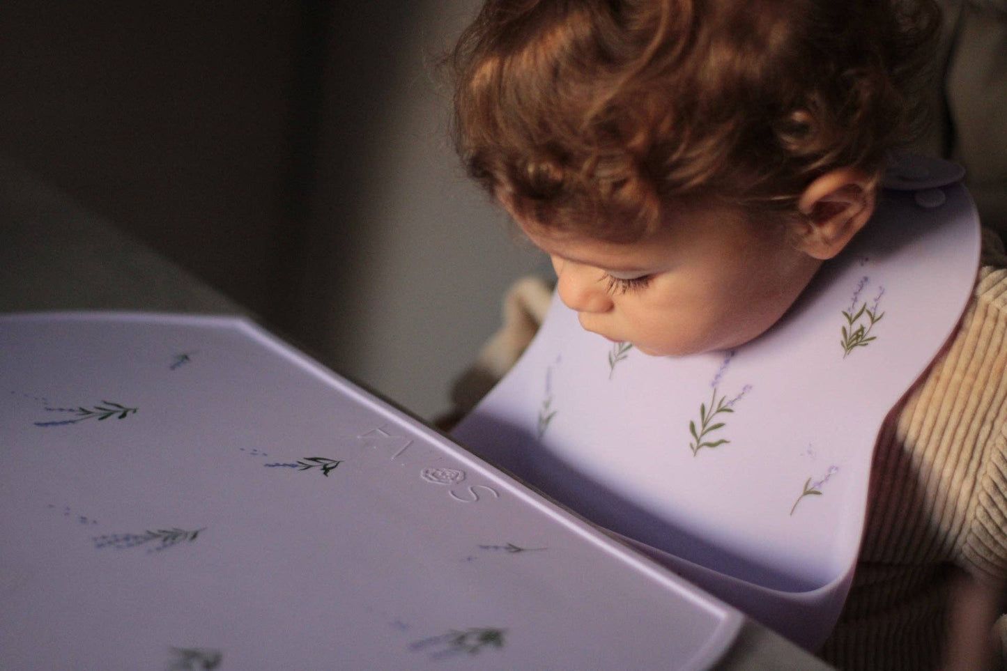 Juego de manteles individuales de silicona - Lavanda - Morado