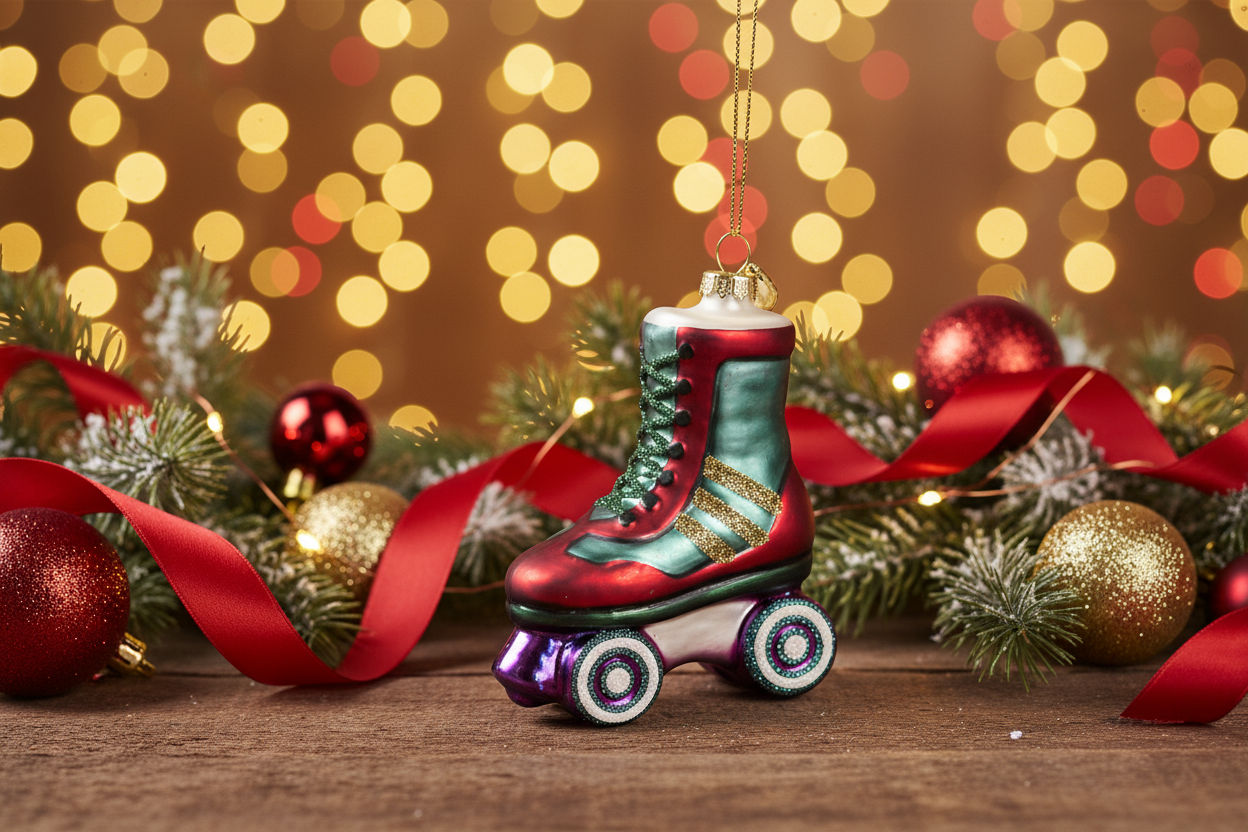 Christmas Ball Roller Skate