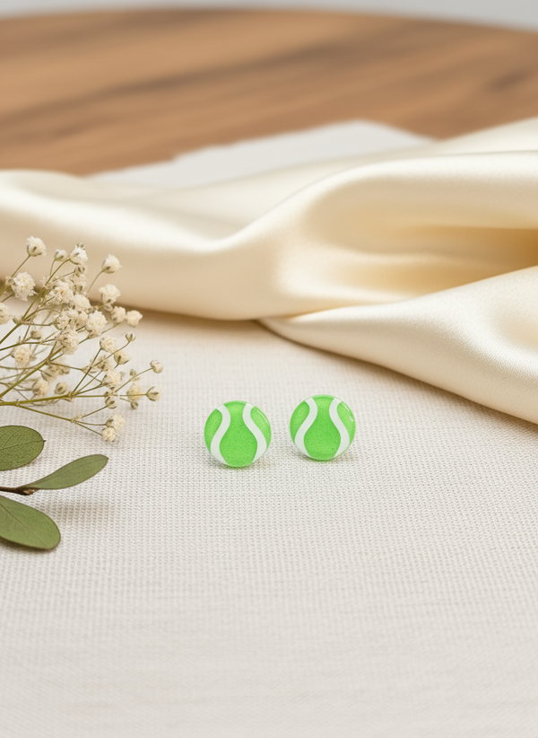 Boucles d'oreilles Balle de Tennis