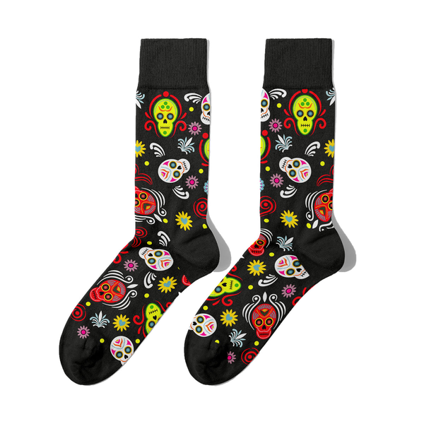 Calzini del Dia de los Muertos