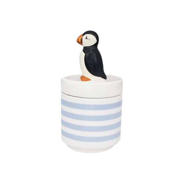 Boîte à bijoux en céramique Macareux RSPB