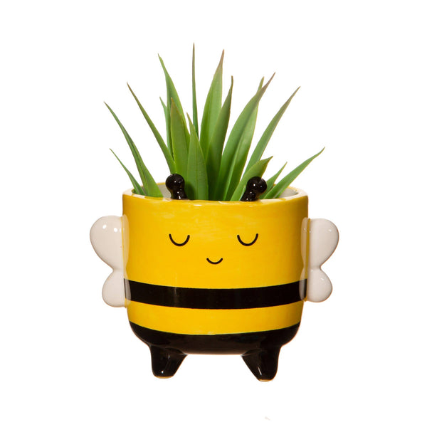 Mini bee planter on legs