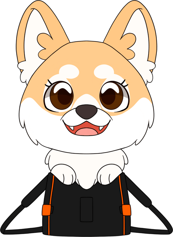 Maxine the Fluffy Corgi Plush (9in)