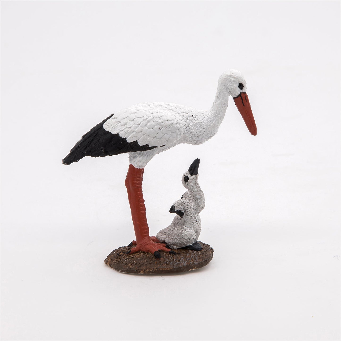 Stork and Baby Figurine