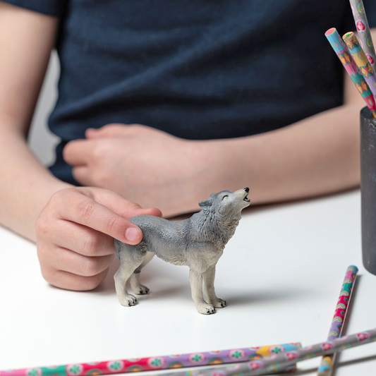 Figurine Loup hurlant