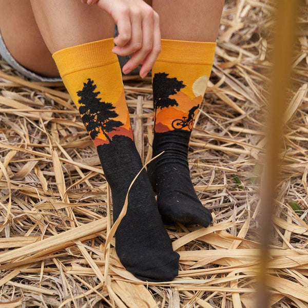 Chaussettes Dépareillées Vélo MTB