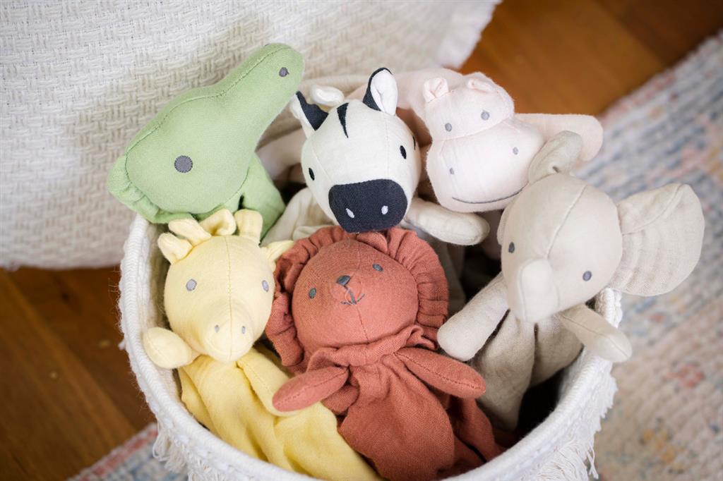 Doudou Éléphant avec Support de Dentition