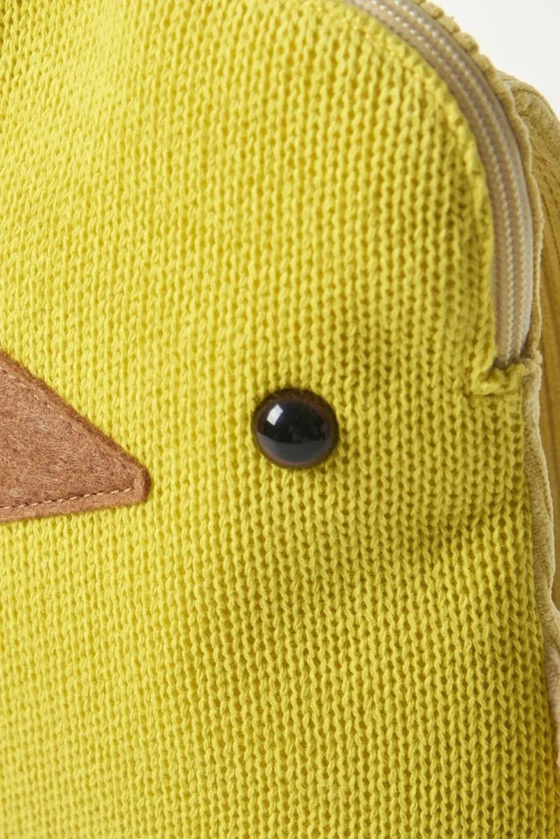 Sac à Dos Poussin en Crochet – Jaune