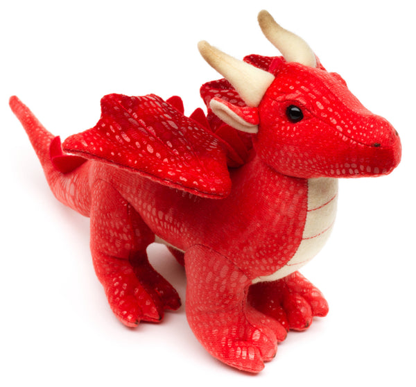 Peluche dragon rouge Uni Toys