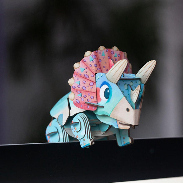 Rompecabezas 3D - Triceratops