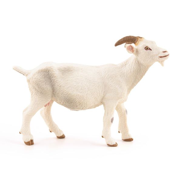 Figurine Chèvre blanche Papo - animal de la ferme