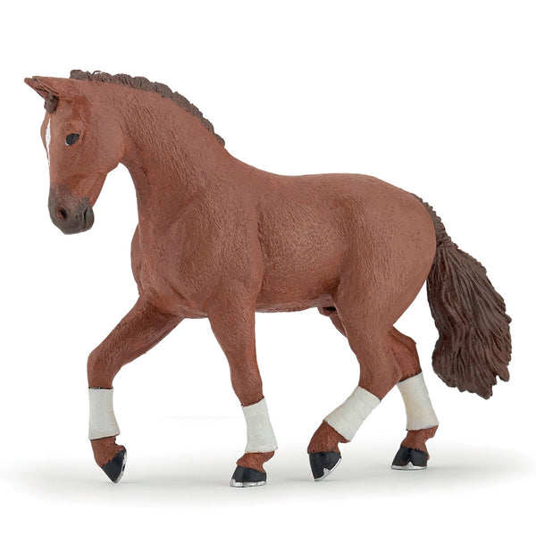Figurine Cheval Hanovrien alezan Papo - cheval